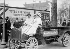 Woman Suffrage - Posters For Parade, 1914. Creator: Harris & Ewing