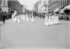 Woman Suffrage - Parade, May 1914, May 1914. Creator: Harris & Ewing