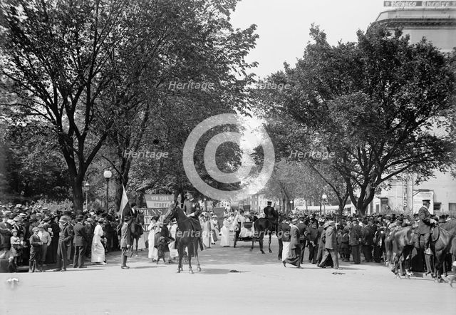 Woman Suffrage - Parade, May 1914, May 1914. Creator: Harris & Ewing.