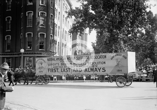 Woman Suffrage - Parade, May 1914, May 1914. Creator: Harris & Ewing.