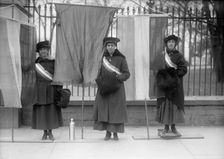 Woman Suffrage - Pickets, 1917. Creator: Harris & Ewing