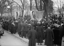 Woman Suffrage - Pickets, 1917. Creator: Harris & Ewing