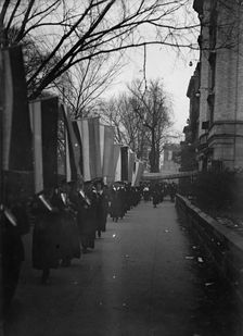 Woman Suffrage - Pickets, 1917. Creator: Harris & Ewing