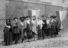 Woman Suffrage - Pickets, 1917. Creator: Harris & Ewing