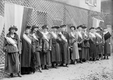 Woman Suffrage - Pickets, 1917. Creator: Harris & Ewing