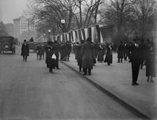 Woman Suffrage - Pickets, 1917. Creator: Harris & Ewing