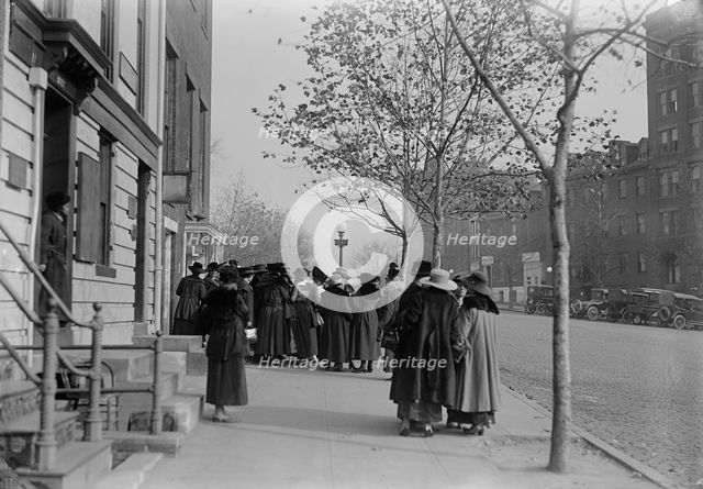 Woman Suffrage - Pickets, 1917. Creator: Harris & Ewing.