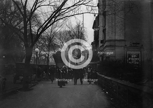 Woman Suffrage - Pickets, 1917. Creator: Harris & Ewing.
