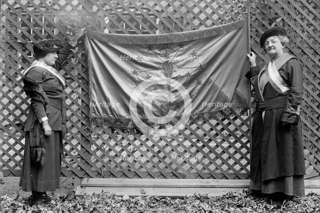 Woman Suffrage - Pickets, 1917. Creator: Harris & Ewing.