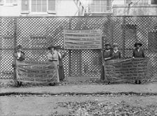 Woman Suffrage - Pickets, 1917. Creator: Harris & Ewing