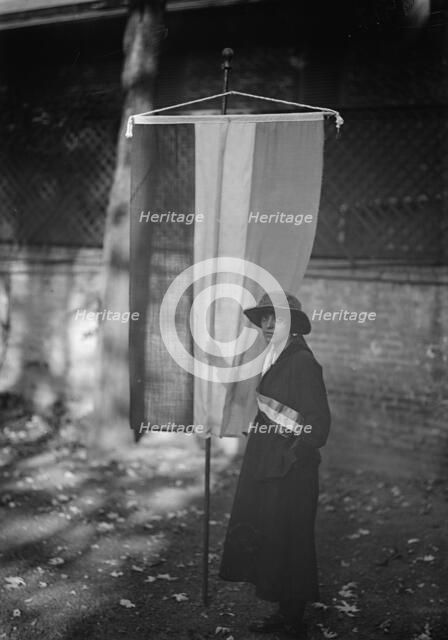 Woman Suffrage - Pickets, 1917. Creator: Harris & Ewing.