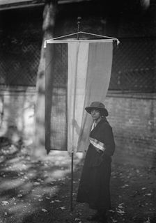 Woman Suffrage - Pickets, 1917. Creator: Harris & Ewing