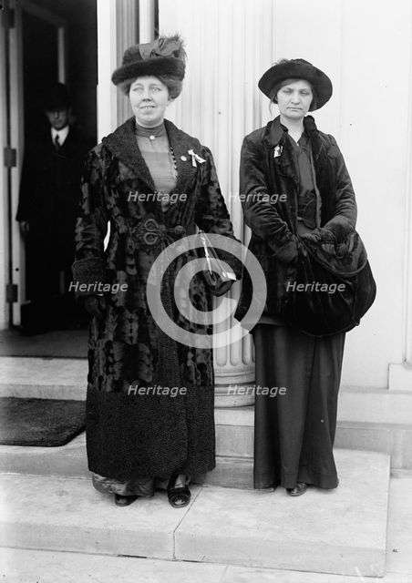 Woman Suffrage - Rose Winslow And Maggie Hinchey, 1914. Creator: Harris & Ewing.