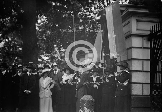 Woman Suffrage - Riots, 1917. Creator: Harris & Ewing.