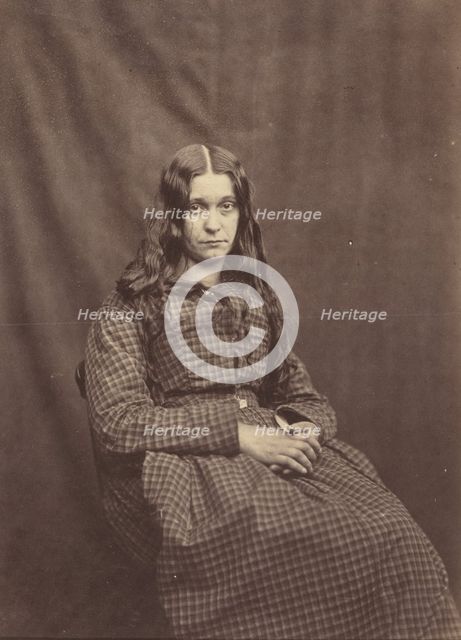 Woman, Surrey County Asylum, c. 1855. Creator: Dr Hugh Welch Diamond.