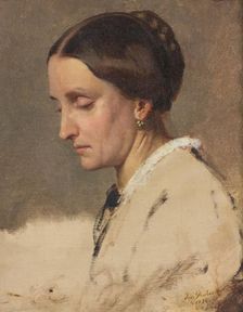 Woman portrait, 1836. Creator: Josef Danhauser the Younger