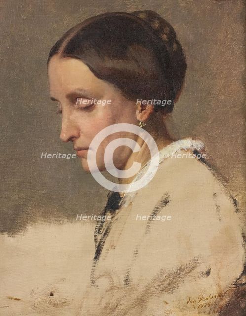 Woman portrait, 1836. Creator: Josef Danhauser the Younger.