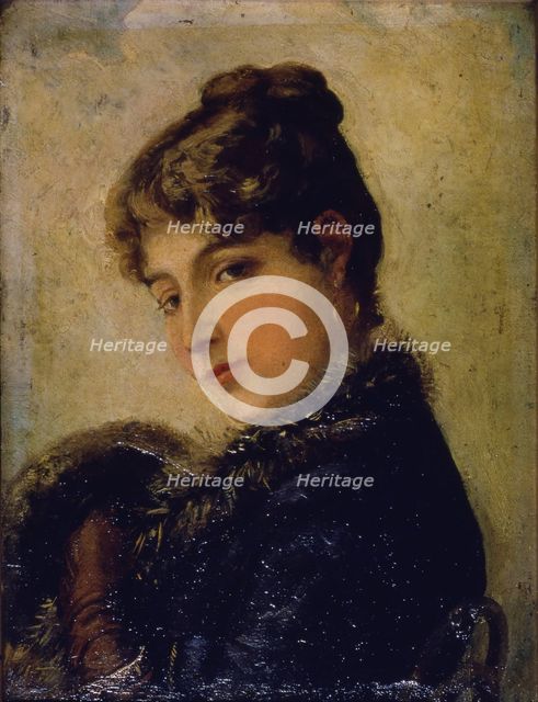  'Woman portrait' by Ramon Marti Alsina.