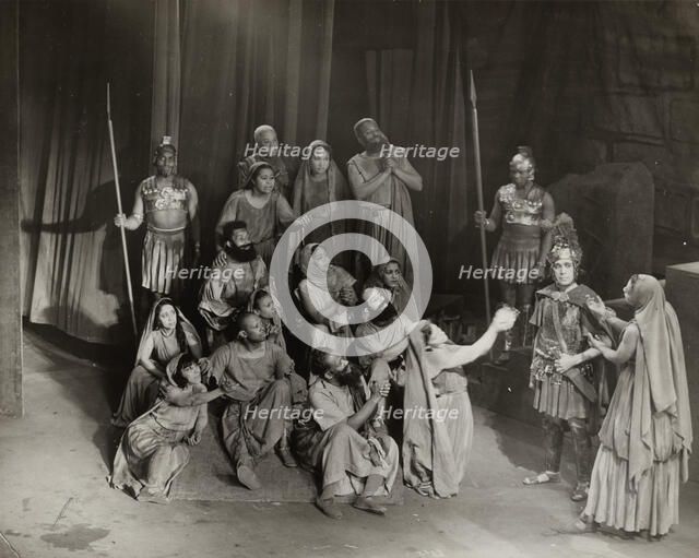 Woman pleading, close-up, 1938. Creator: Unknown.