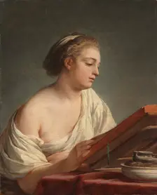 Woman Reading, 1769. Creator: Nicolas-Bernard Lépicié (French, 1735-1784)