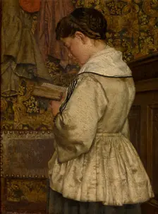 Woman Reading, 1872. Creator: Henri Jean Augustin de Braekeleer