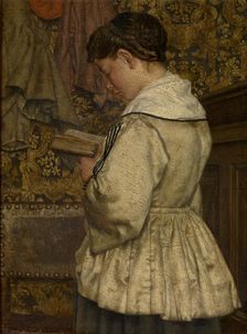 Woman Reading, 1872. Creator: Henri Jean Augustin de Braekeleer