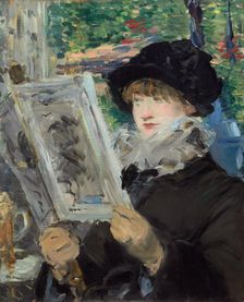 Woman Reading, 1880/81. Creator: Edouard Manet