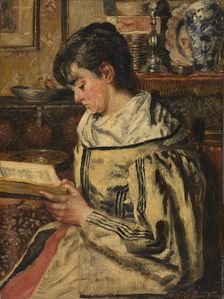 Woman Reading, 1881-1885. Creator: Henri Jean Augustin de Braekeleer