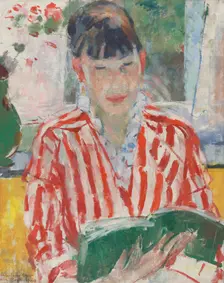 Woman Reading, 1913. Creator: Rik Wouters