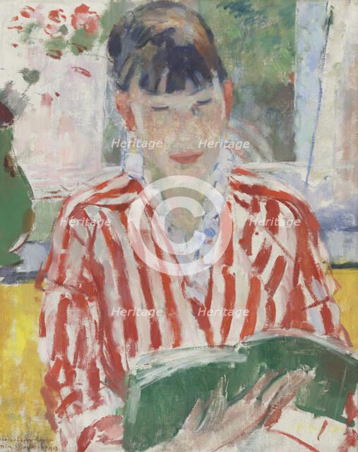 Woman Reading, 1913. Creator: Rik Wouters.