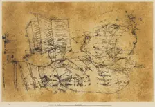 Woman Reading, 1925. Creator: Paul Klee