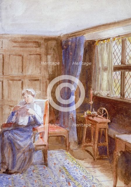 'Woman Reading a Letter', c1864-1930. Artist: Anna Lea Merritt