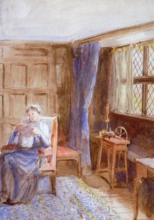 Woman Reading a Letter c1864-1930. Artist: Anna Lea Merritt