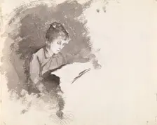 Woman Reading. Creator: Maria Wiik