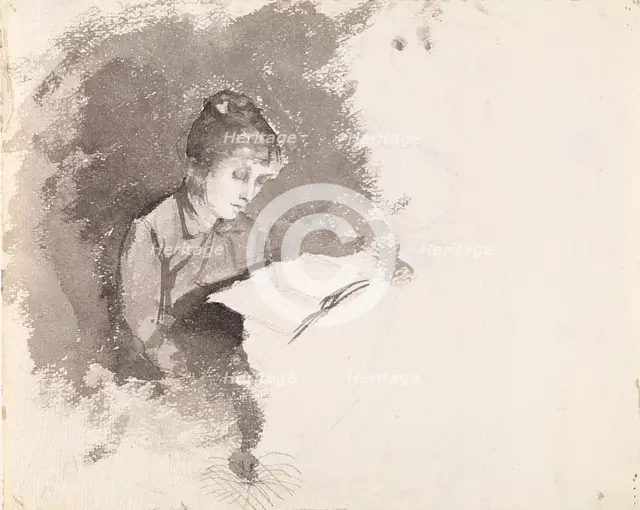 Woman Reading. Creator: Maria Wiik.