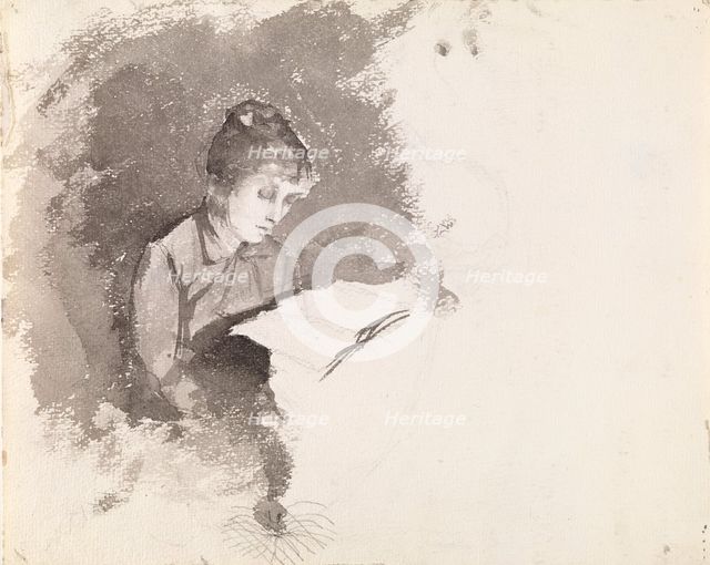 Woman Reading. Creator: Maria Wiik.