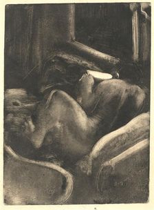 Woman Reading (Liseuse), c. 1885. Creator: Edgar Degas