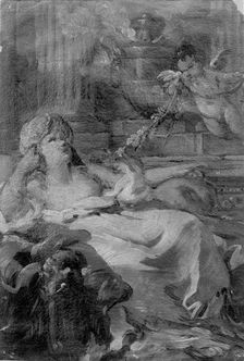 Woman Reclining, 18th century. Creator: Joseph-Marie Vien the Elder