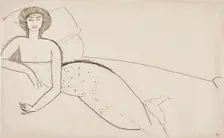 Woman Reclining on a Bed (Anna Akhmatova), c. 1911