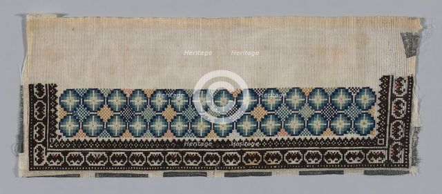Woman's Trouser Band, China, Qing dynasty (1644-1911), 1875/1900. Creator: Unknown.