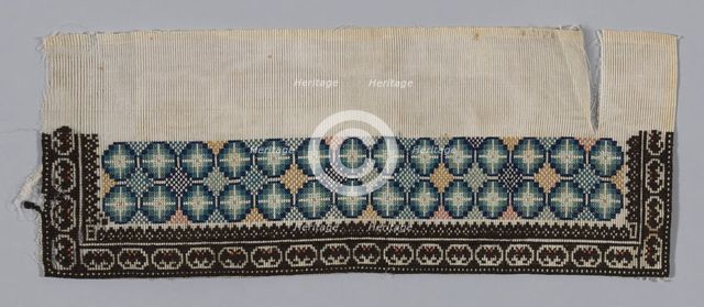 Woman's Trouser Band, China, Qing dynasty (1644-1911), 1875/1900. Creator: Unknown.