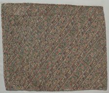 Woman's trouser fabric, early 1800s. Creator: Unknown