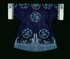 Woman's Waitao (Semiformal Domestic Surcoat), China, Qing dynasty (1644-1911), 1820/40. Creator: Unknown