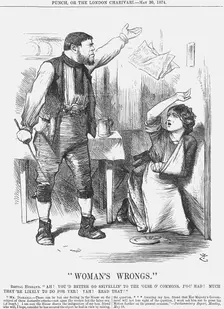 "Woman's Wrongs", 1874. Creator: Joseph Swain