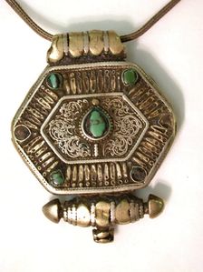 Woman's Amulet Box (Ga'u), late 17th/early 18th. Creator: Unknown