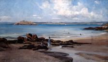 Woman's Bathing Beach 1876. Artist: Emmanuel Lansyer