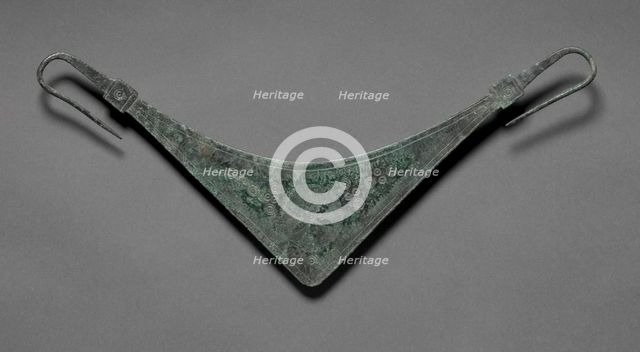 Woman's Belt Hanger (Zone), c. 725-675 BC. Creator: Unknown.