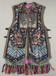 Woman's Bridal Dress, Tabard, 1800s. Creator: Unknown