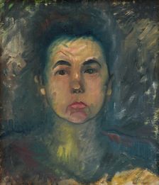Woman's Bust, 1920-1925. Creator: Arnold Peter Weisz-Kubincan