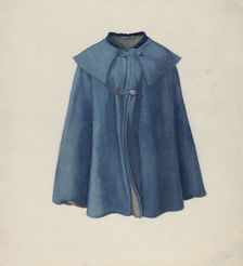 Woman's Cape, c. 1936. Creator: Helen E. Gilman